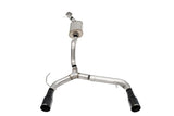 Corsa 21-24 Ford Bronco 2.3L 2-Door 2.75in Cat-Back Dual Rear Exhaust w/ 4in Straight-Cut Black Tips CORSA Performance Catback  AXOPROS