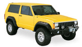 Bushwacker 84-01 Jeep Cherokee Cutout Style Flares 4pc Fits 2-Door Sport Utility Only - Black Bushwacker Fender Flares  AXOPROS