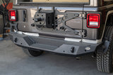 DV8 Offroad 2018+ Jeep Wrangler JL Tailgate Mounted Tire Carrier DV8 Offroad Chase Racks  AXOPROS