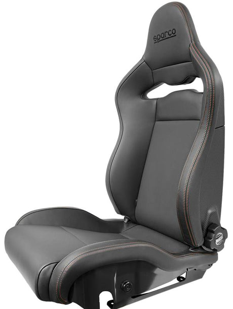 Sparco Seat SPX Special Edition Black/Red w/ Gloss Carbon Shell - Right SPARCO Reclineable Seats  AXOPROS