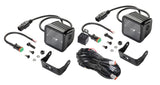 Hella Universal Black Magic 3.2in L.E.D. Cube Kit - Flood Beam Hella Fog Lights  AXOPROS