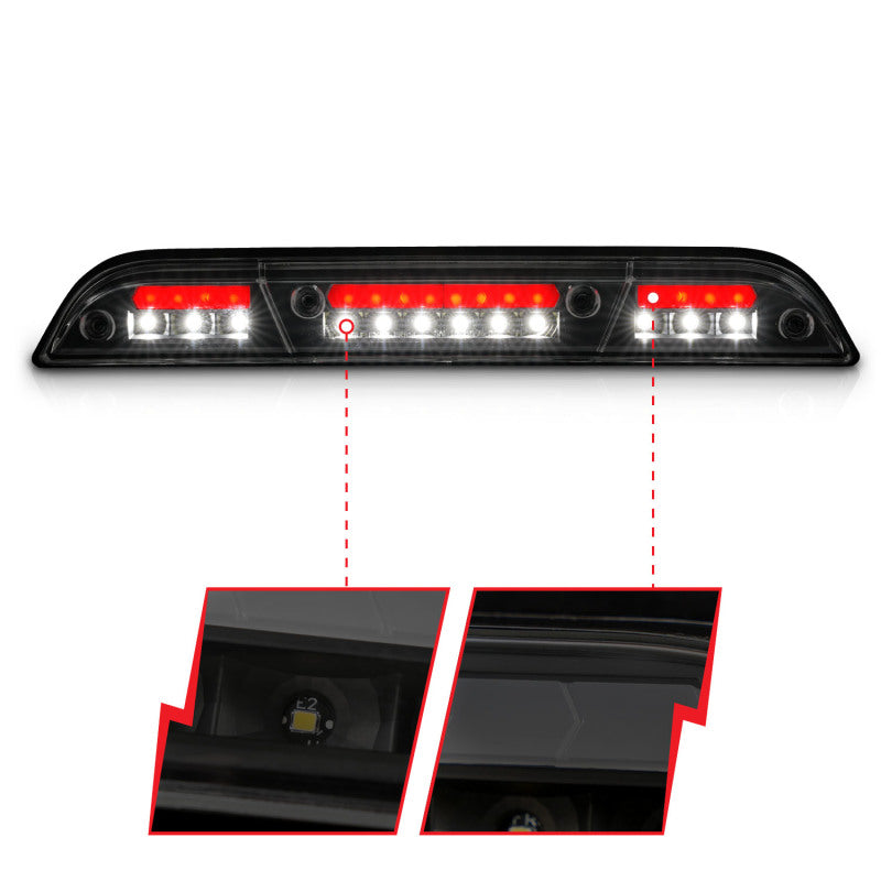 ANZO 15-20 Ford F-150 - F-450 LED Third Brake Light - Black Housing/Smoke Lens ANZO Lights Corner  AXOPROS