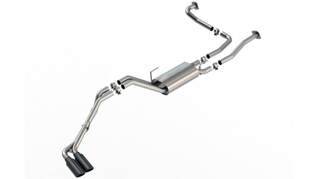 Borla 22-24 Nissan Frontier S-Type Cat Back System - Black Chrome Borla Catback  AXOPROS