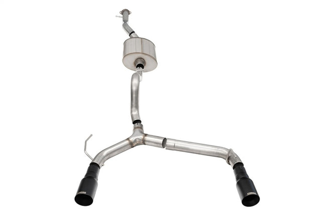 Corsa 21-25 Ford Bronco 2.7L 4-Door 2.75in Cat-Back Dual Rear Exhaust w/ 4in Straight-Cut Black Tips CORSA Performance Catback  AXOPROS