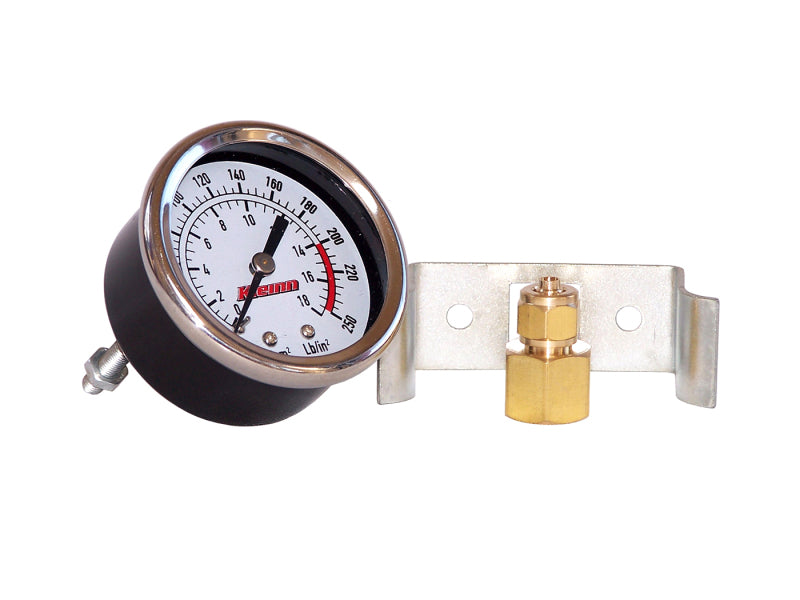 Kleinn Dash Mount Analog Air Pressure Gauge/ 0-250 PSI - 1/4In M NPT Inlet Kleinn Air Horns Horn Accessories  AXOPROS