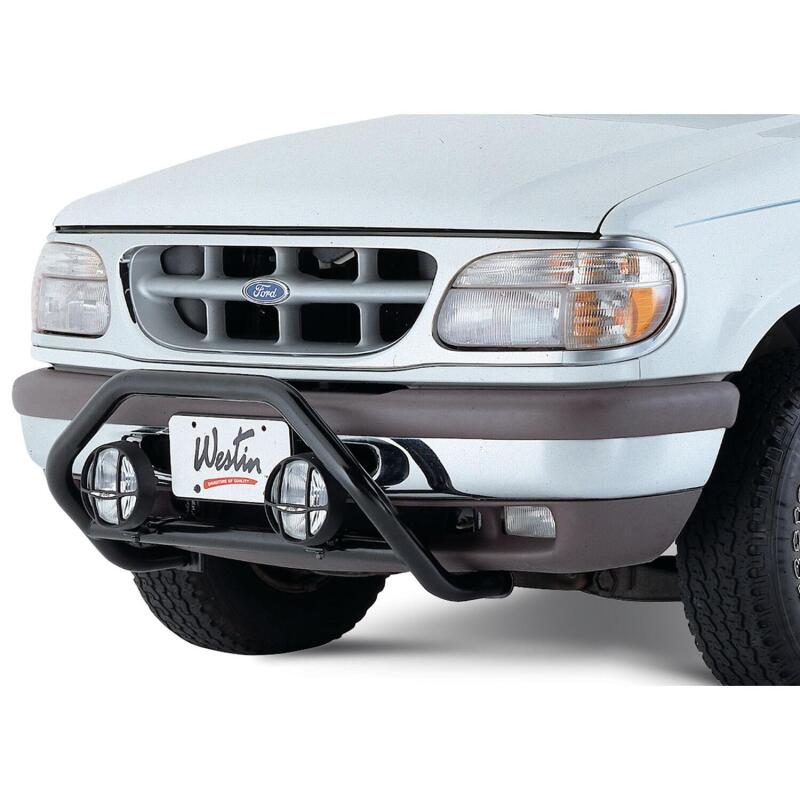 Westin Safari Light Bar Universal (14.75in mounting depth) - Black Westin Bull Bars  AXOPROS