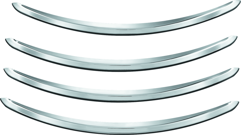 Kuryakyn Rear Fender Accents FLHX & FLTR Models Chrome Kuryakyn Exterior Trim  AXOPROS
