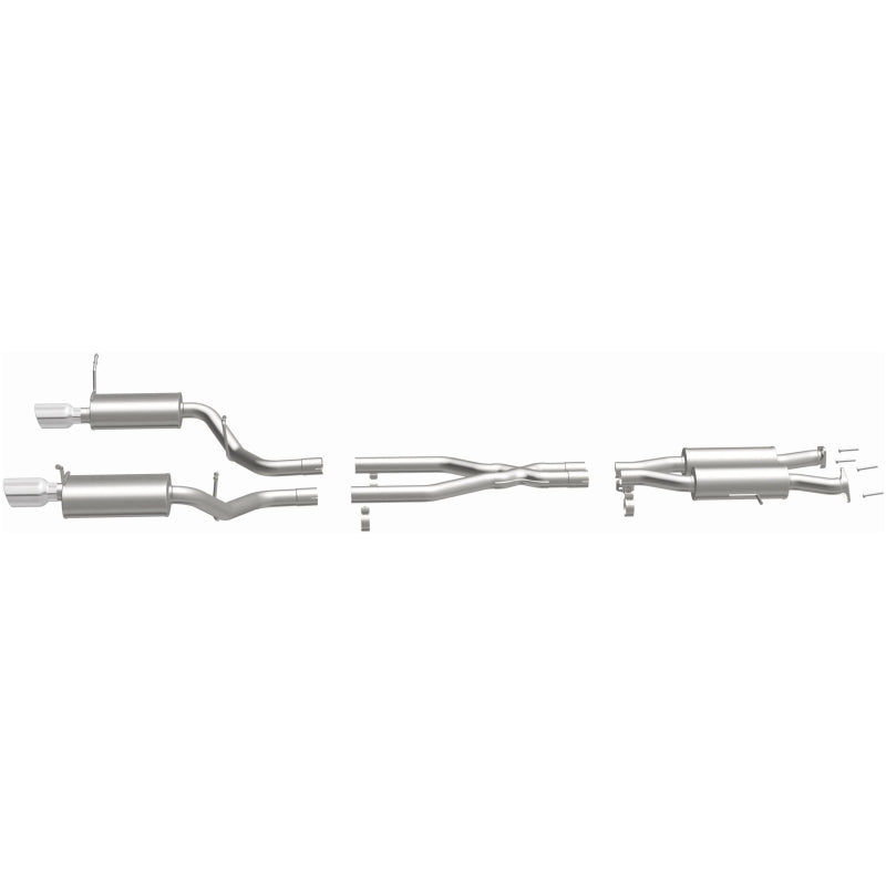 MagnaFlow 11-12 Dodge Durango V8 5.7L Dual Split Rear Exit Stainless Cat Back Performance Exhaust Magnaflow Catback  AXOPROS