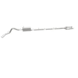MagnaFlow Sys C/B 11-15 Ford Super Duty F250 6.2L EC CC, SS 3.5in Single Rear Pass Side Ext 5in Tip Magnaflow Catback  AXOPROS