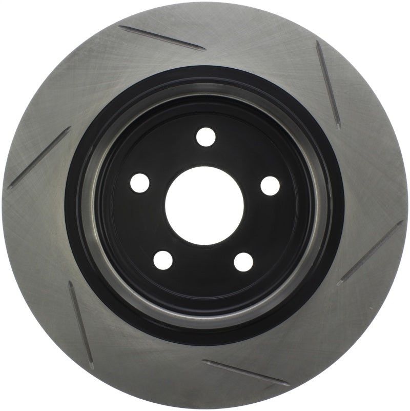 StopTech 12-13 Jeep SRT8 Rear Right Slotted Sport Brake Rotor Stoptech Brake Rotors - Slotted  AXOPROS