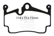EBC 04-08 Porsche Boxster (Cast Iron Rotors only) 2.7 Yellowstuff Rear Brake Pads EBC Brake Pads - Performance  AXOPROS