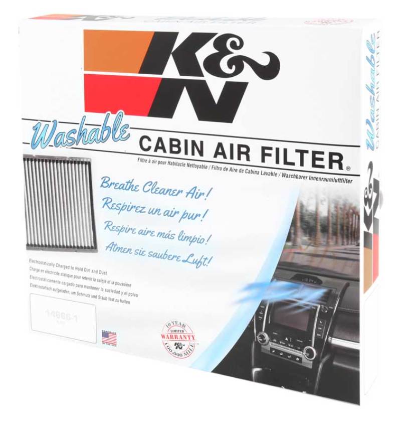 K&N 05-14 VW Jetta 2.5L 2.0L / EOS Cabin Air Filter K&N Engineering Cabin Air Filters  AXOPROS