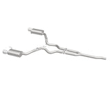 MagnaFlow Cat Back, SS, 2.5in, Street, Dual Split Polished 4.5in Tips 2015 Ford Mustang Ecoboost Magnaflow Catback  AXOPROS