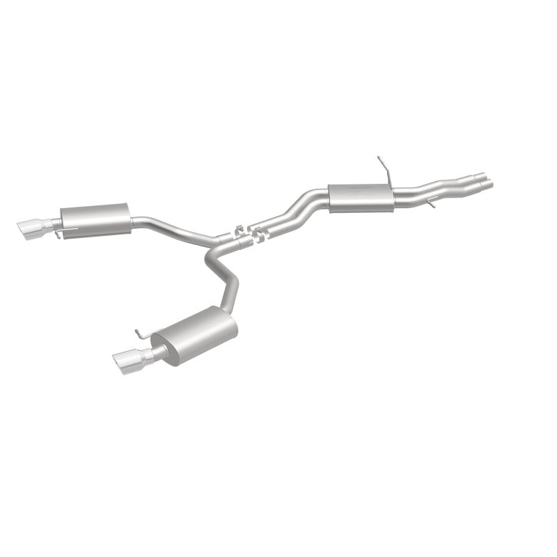 MagnaFlow Sys C/B 12-15 Audi A6 / A7 3.0L V6 SS 2.5in Dual Split Rear Ext 4in Tips Magnaflow Catback  AXOPROS