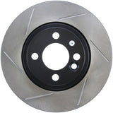 StopTech Power Slot 07-09 Base Cooper Front Left Rotor Stoptech Brake Rotors - Slotted  AXOPROS