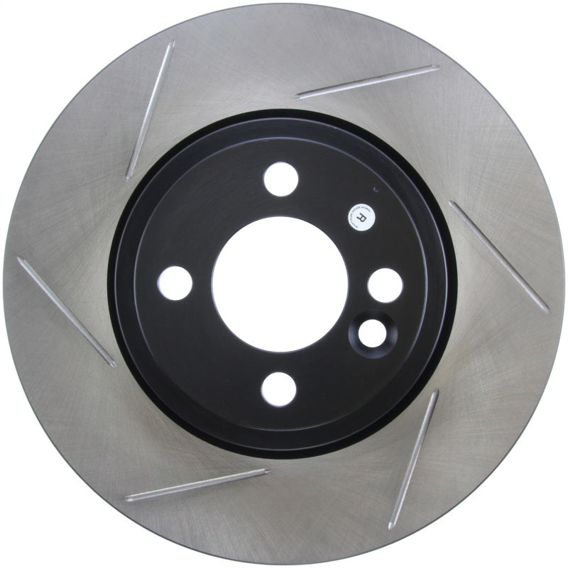 StopTech Power Slot 07-09 Base Cooper Front Right Rotor Stoptech Brake Rotors - Slotted  AXOPROS