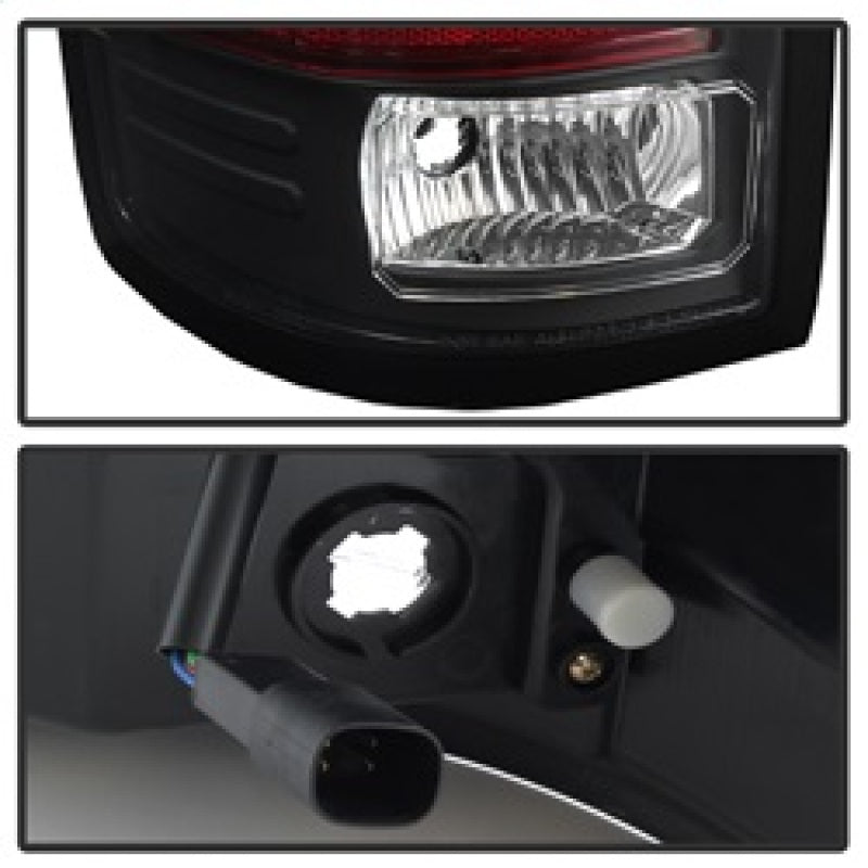 Spyder GMC Sierra 2016-2017 Light Bar LED Tail Lights - Black ALT-YD-GS16-LED-BK SPYDER Tail Lights  AXOPROS
