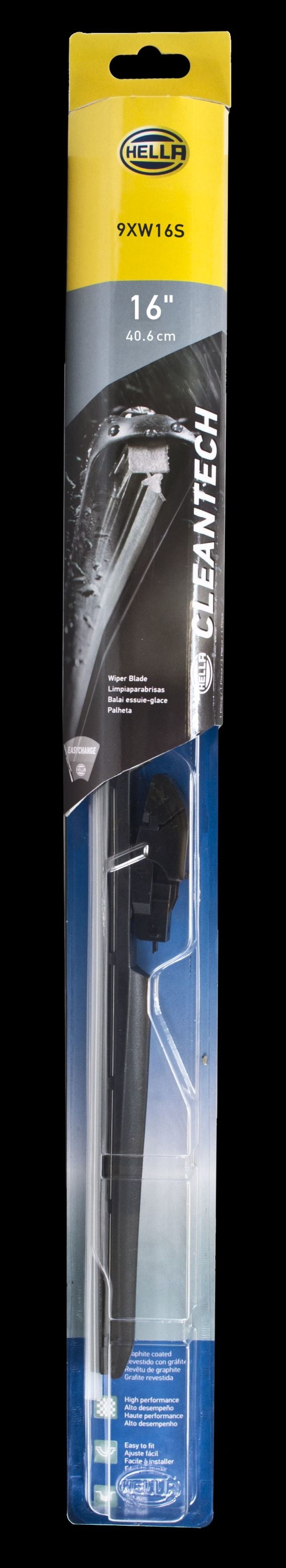 Hella Clean Tech Wiper Blade 16in - Single Hella Exterior Trim  AXOPROS