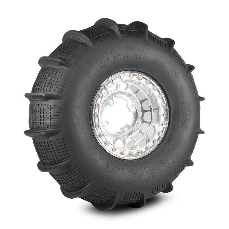 Tensor Tire Sand Series Hard Compound Rear Tire - 33x13 (Wheel Diam. 15) - 14 Paddles 1in Tensor Tire Automotive/UTV Tires - Off Road  AXOPROS