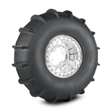 Tensor Tire Sand Series Hard Compound Rear Tire - 33x13 (Wheel Diam. 15) - 14 Paddles 1in Tensor Tire Automotive/UTV Tires - Off Road  AXOPROS