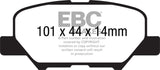 EBC 14+ Mazda 3 2.0 (Mexico Build) Yellowstuff Rear Brake Pads EBC Brake Pads - Performance  AXOPROS