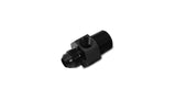 Vibrant -8AN Male to 3/8in NPT Male Union Adapter Fitting w/ 1/8in NPT Port Vibrant Fittings  AXOPROS