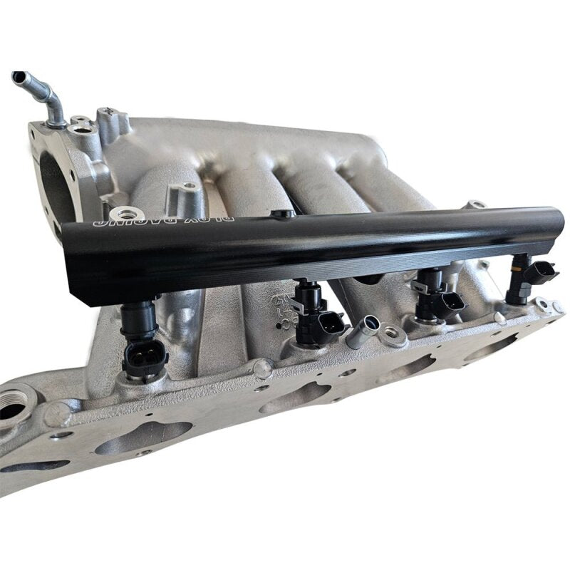 BLOX Racing Honda K-Series Xtreme Aluminum Fuel Rail - Black BLOX Racing Fuel Rails  AXOPROS