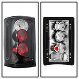 Spyder Ford Excursion 00-06/Econoline 150/250/350/450/550 95-06 Euro Tail Lights Blk ALT-YD-FEC00-BK SPYDER Tail Lights  AXOPROS