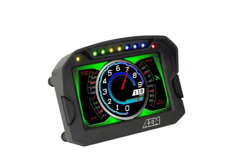 AEM CD-5G Carbon Digital Dash Display w/ Interal 10Hz GPS & Antenna AEM Gauges  AXOPROS