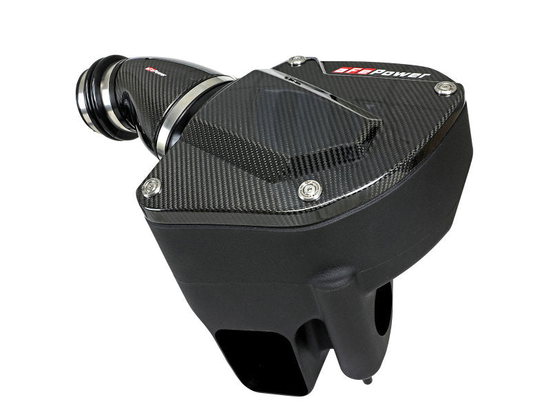 aFe Momentum Black Series Carbon Fiber Pro 5R Air Intake System BMW M5 (F90) 18-19 aFe Cold Air Intakes  AXOPROS