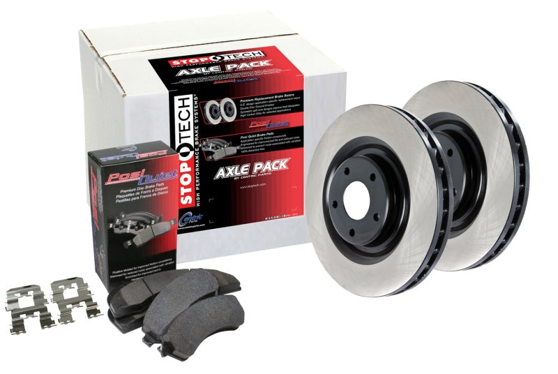 Centric OE Coated Rear Brake Kit (2 Wheel) Stoptech Brake Pads - Performance  AXOPROS