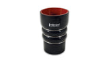 Vibrant Silicone Coupling 4 Ply Aramid CAC Hose 3in x 2.5in Inlet/Outlet - Black Vibrant Silicone Couplers & Hoses  AXOPROS