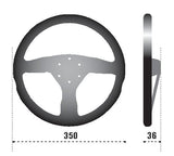 Sparco Steering Wheel 375 Suede Black SPARCO Steering Wheels  AXOPROS