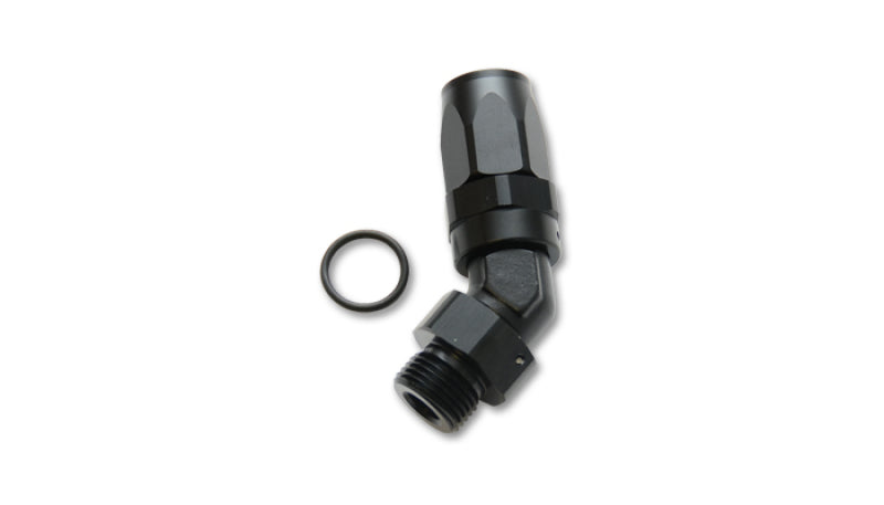 Vibrant Male -8AN 45 Degree Hose End Fitting - 7/8-14 Thread (10) Vibrant Fittings  AXOPROS