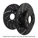 EBC 09-14 Mini Hardtop 1.6 Turbo J.C Works GD Sport Rear Rotors EBC Brake Rotors - Slot & Drilled  AXOPROS
