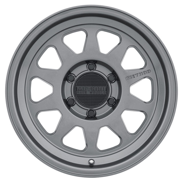 Method MR316 17x8.5 0mm Offset 6x5.5 106.25mm CB Gloss Titanium Wheel Method Wheels Wheels - Cast  AXOPROS