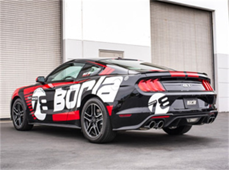 Borla 2018 Ford Mustang GT 5.0L AT/MT (w/o Valves) ATAK 3in Cat-Back Exhaust w/Polished Tips Borla Catback  AXOPROS