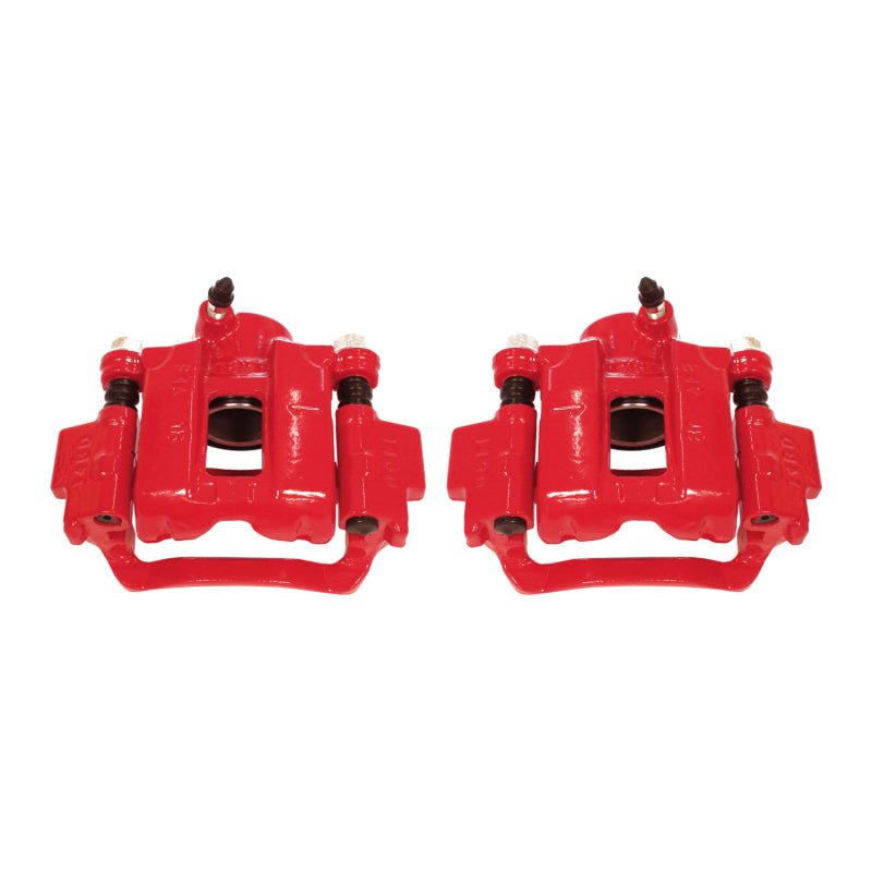 Power Stop 10-18 Lexus GX460 Rear Red Calipers w/Brackets - Pair PowerStop Brake Calipers - Perf  AXOPROS