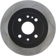 StopTech Power Slot 94-97/99-05 Mazda Miata (01-05 Normal Suspension Only) SportStop Slotted Rear R Stoptech Brake Rotors - Slotted  AXOPROS