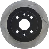 StopTech Power Slot 94-97/99-05 Mazda Miata (01-05 Normal Suspension Only) SportStop Slotted Rear R Stoptech Brake Rotors - Slotted  AXOPROS