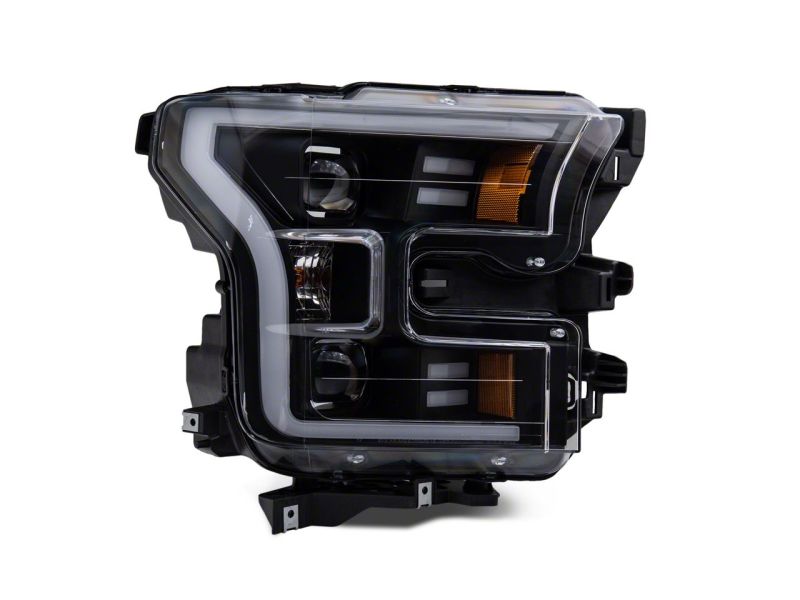 Raxiom Raxiom 15-17 Ford F-150 G3 Projector Headlights w/ LED Accent- Black Housing (Clear Lens) Headlights aftermarket performance part