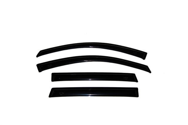 AVS 08-14 Dodge Avenger Ventvisor Outside Mount Window Deflectors 4pc - Smoke AVS Wind Deflectors  AXOPROS