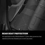 Husky Liners 19-21 RAM 2500/3500 Mega Cab Weatherbeater Front and 2nd Seat Floor Liners - Black Husky Liners Floor Mats - Rubber  AXOPROS