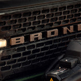 Ford Racing 2021+ Bronco Grille Lettering Overlay Kit - Bronze Ford Racing Other Body Components  AXOPROS