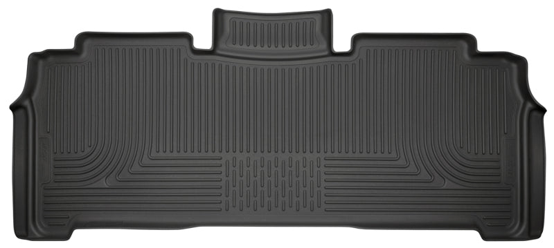 Husky Liners 2017 Chrysler Pacifica (Stow and Go) 2nd Row Black Floor Liners Husky Liners Floor Mats - Rubber  AXOPROS
