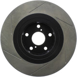 StopTech Power Slot 06 Lexus GS430 / 07-08 Lexus GS350/GS450H / 06-10 IS350 Slotted Left Front Roto Stoptech Brake Rotors - Slotted  AXOPROS