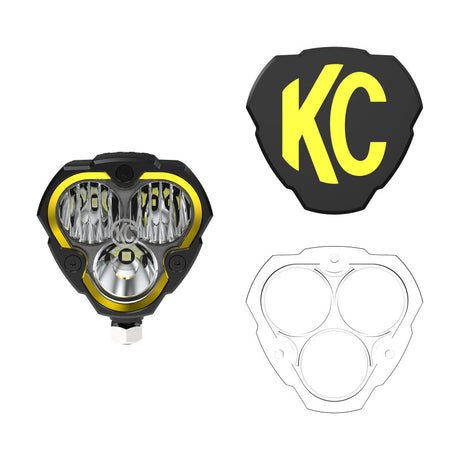 KC HiLiTES KC HiLiTES FLEX ERA 3 LED Light - Single Light Master Kit Light Bars & Cubes aftermarket performance part