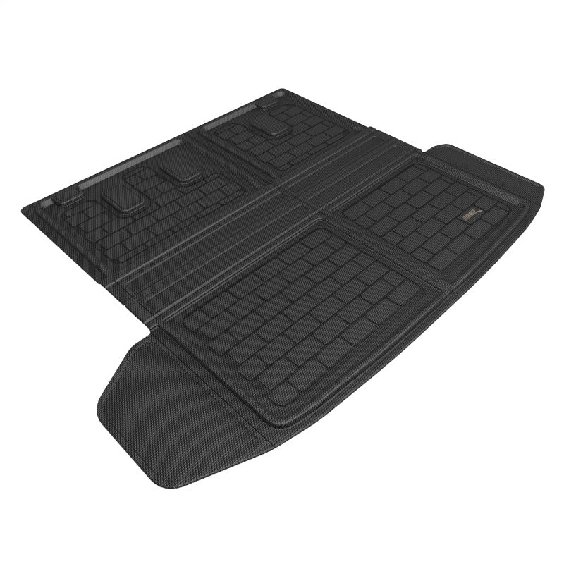 3D Maxpider 23-24 Honda Pilot Kagu Black Cargo 3D MAXpider Floor Mats - Rubber  AXOPROS