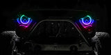 Oracle 7in High Powered LED Headlights - Black Bezel - ColorSHIFT - BC1 SEE WARRANTY ORACLE Lighting Headlights  AXOPROS
