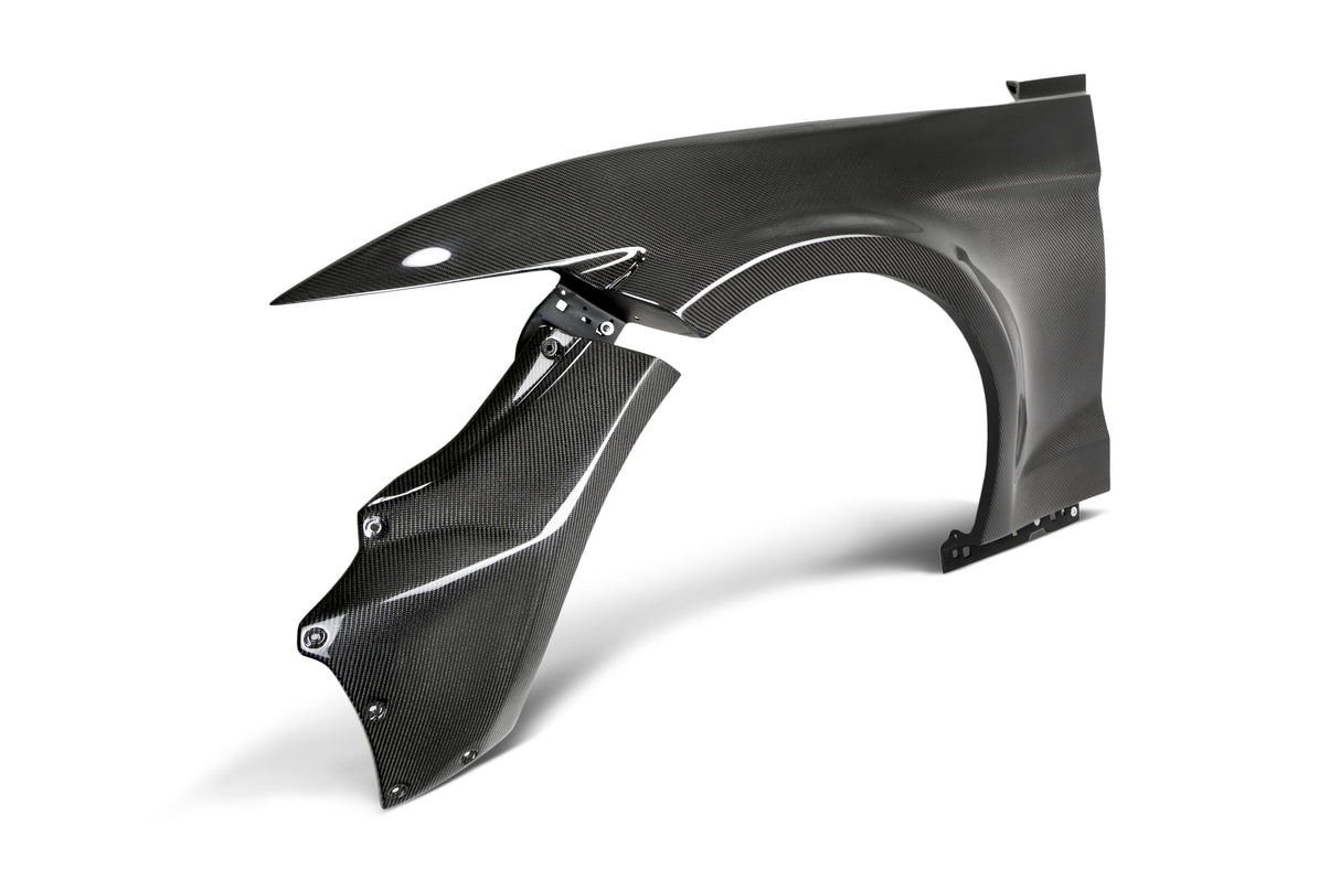 Anderson Composites AC-18MUWBC JTP 10-piece Carbon Fiber Wide Fender Flares For 2018-2020 Ford Mustang Anderson Composites Ground Effects Kit  AXOPROS